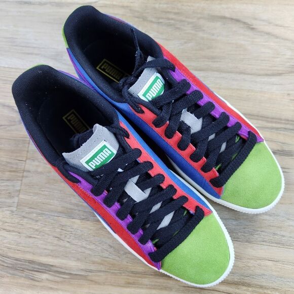 🩵NIB Puma Clyde Culture Multicolor Sneakers Men's Size 8 - Picture 2 of 13